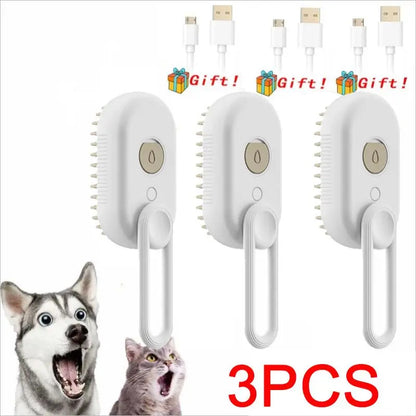 Steam Groom Pro – Anti-Hair Brush for Pets