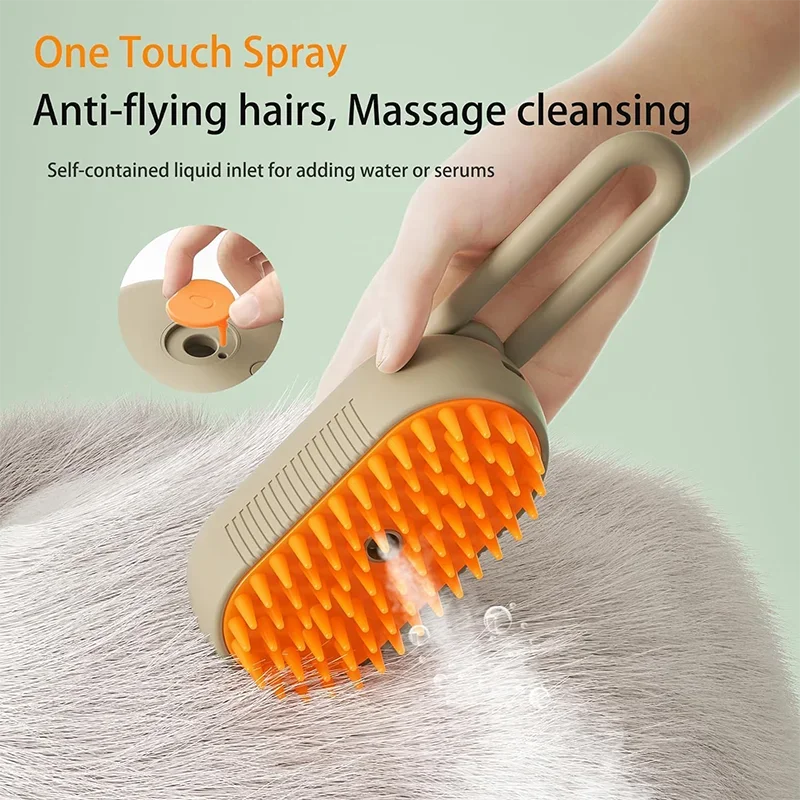 Steam Groom Pro – Anti-Hair Brush for Pets