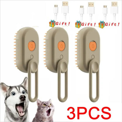 Steam Groom Pro – Anti-Hair Brush for Pets