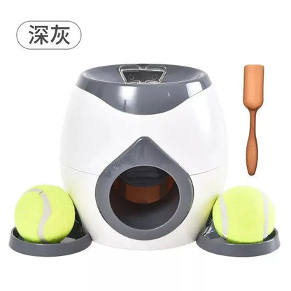 Pet, Dog, Tennis, Self-hi Toy, Boredom Relieving, Automatic Food Leakage Reward Machine, Dog Interactive Indoor Toy.