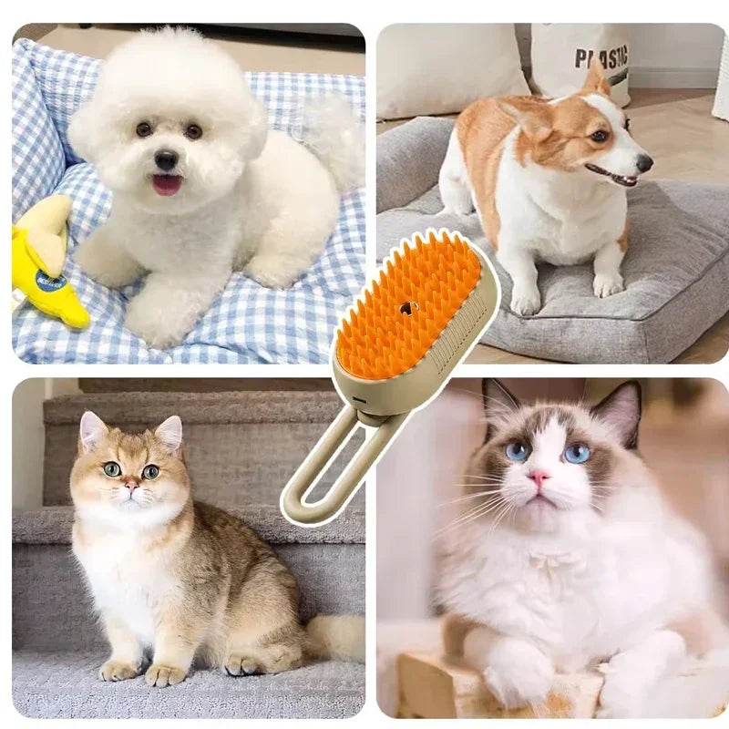 Steam Groom Pro – Anti-Hair Brush for Pets